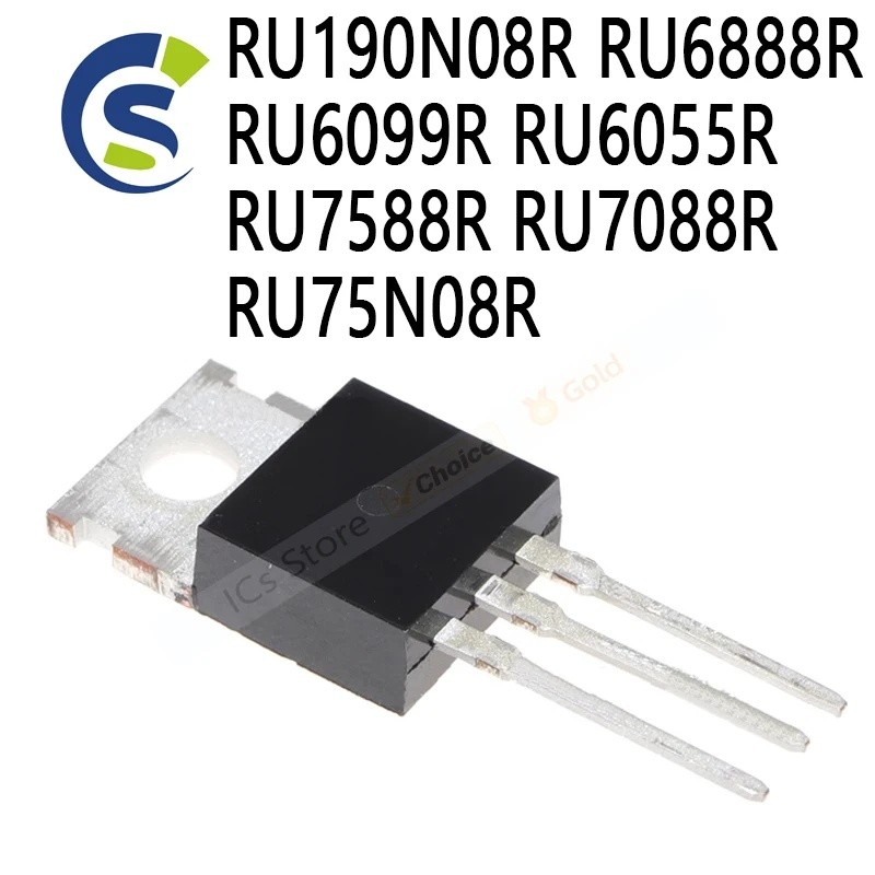 1-5PCS RU6888 RU6888R3 RU6099 RU6055 RU7588 RU75N08R RU6888R RU6099R RU6055R RU7588R RU7088R RU7088R