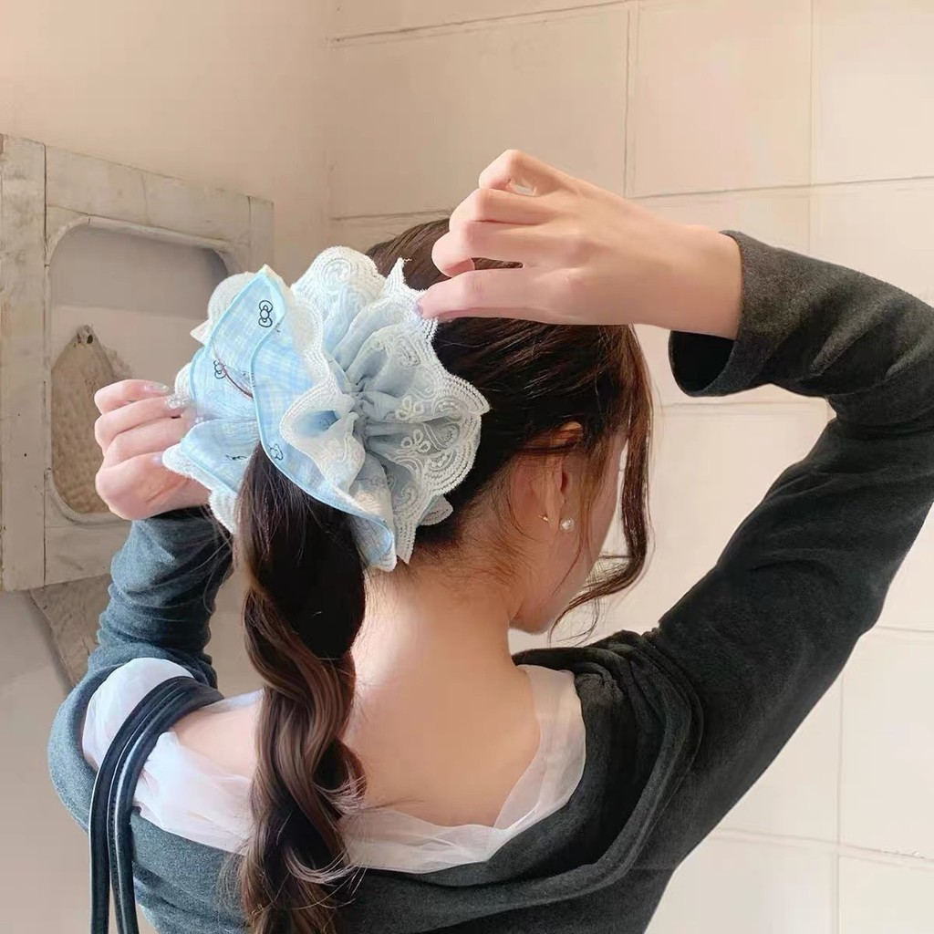 ยางรัดผม แฟชั่นลายผีเสื้อ มาใหม่ พร้อมส่งจากไทย