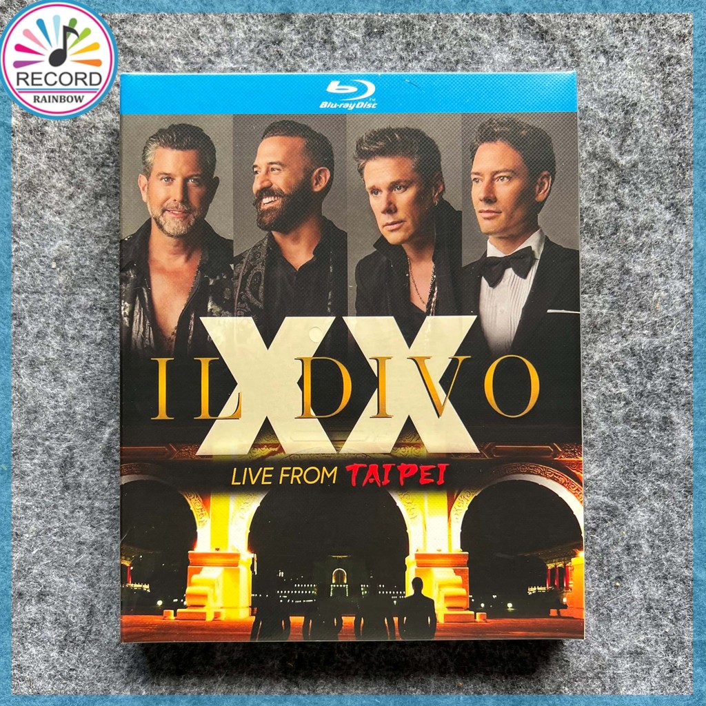IL Divo XX Live In Taipei 2025 All Region Original BD Album [Sealed] Brand New BD0045