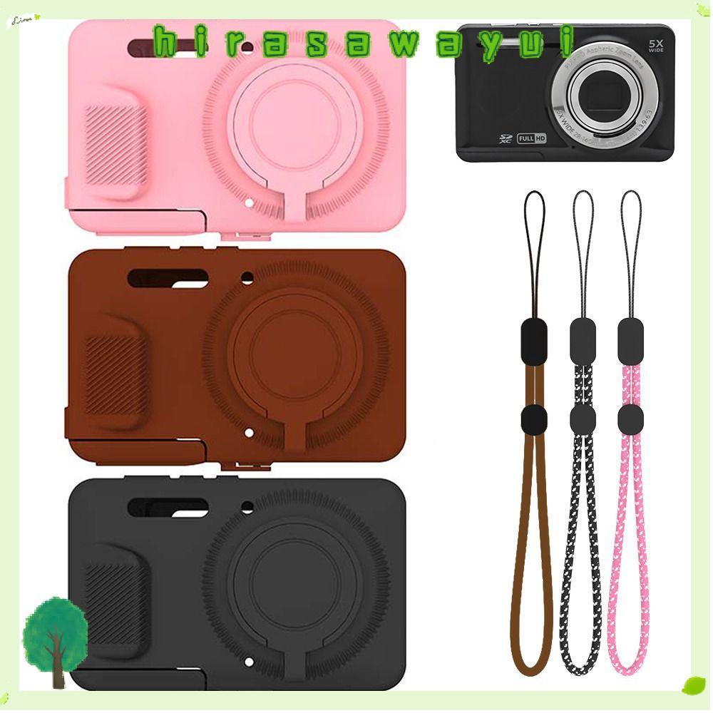 HIRASAWAYUI กล้องป้องกัน, Anti-Scratch กันกระแทก Body Cover, ซิลิโคนอ่อนพร้อม Lanyard Skin Shell สํา