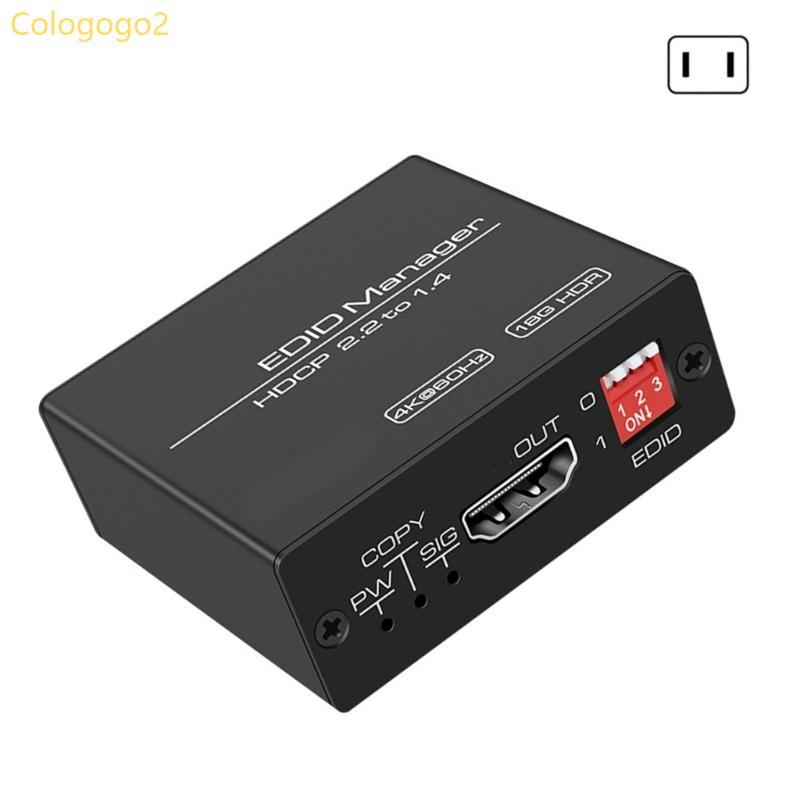 Cologogo2 HDTV-เข้ากันได้กับ EDID Manager อุปกรณ์พลังงานต่ําสําหรับต่อเนื่อง 24 7 ปฏิบัติการ