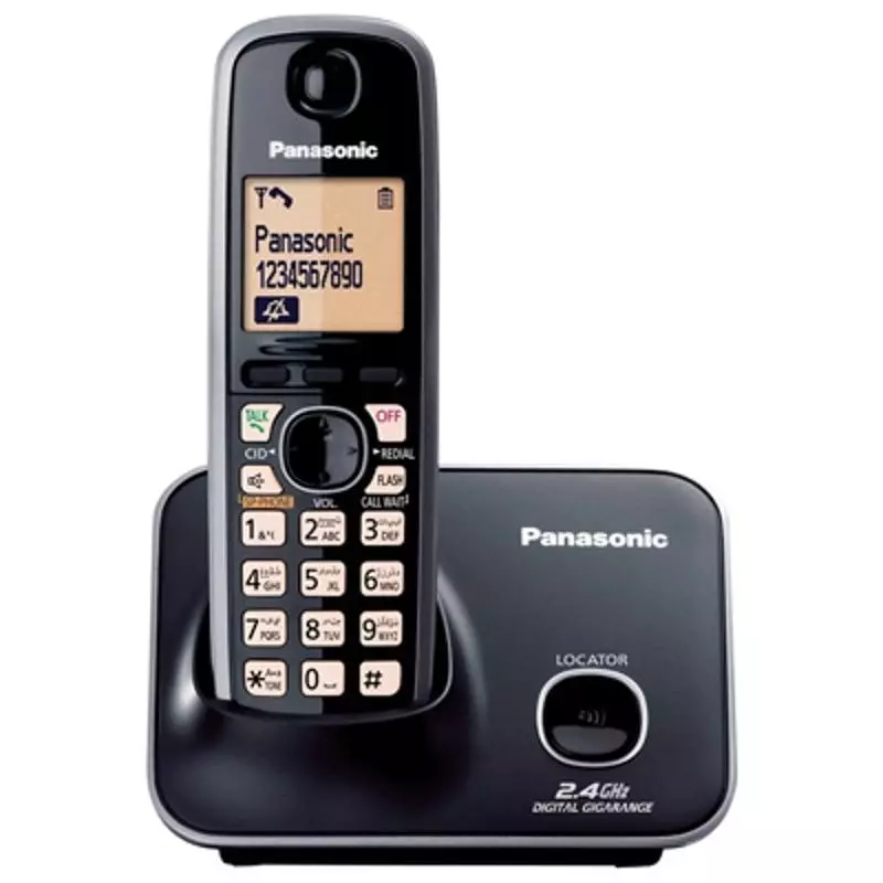 โทรศัพท์ไร้สาย (XB) สีดำ Panasonic KX-TG3711B