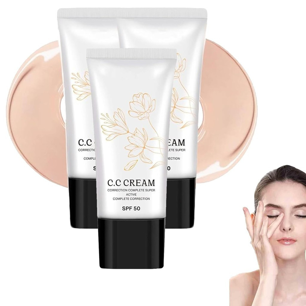 เกาหลี ครีม CC เปลี่ยนสี บรรจุ SPF 50 เกาหลี CC Cream, CC Color-changing CONCEALER Cream, เหมาะสําหร