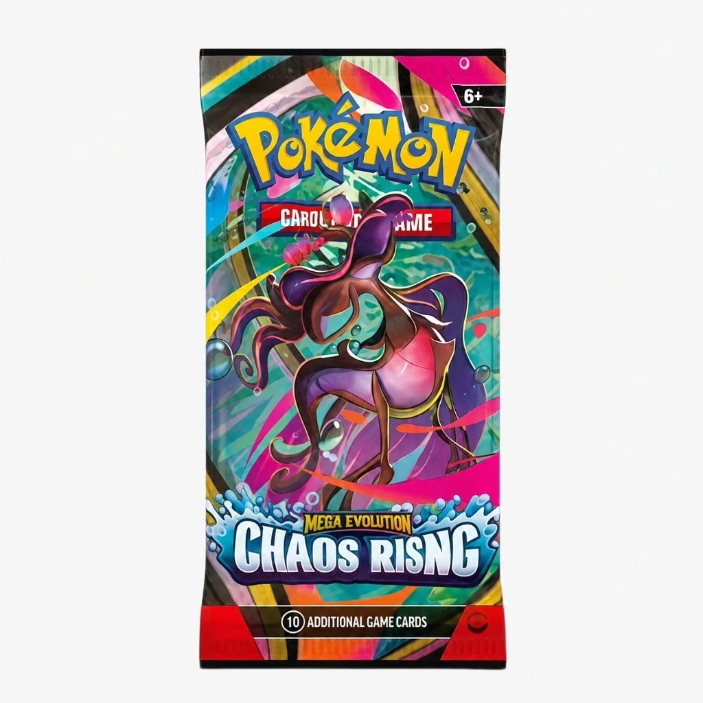 🔥พร้อมส่ง🔥 Pokémon ME04 Chaos Rising Mega Evolution Booster Pack การ์ดโปเกมอน 10 ใบ/ซอง มี 4 ลาย thumbnail 6