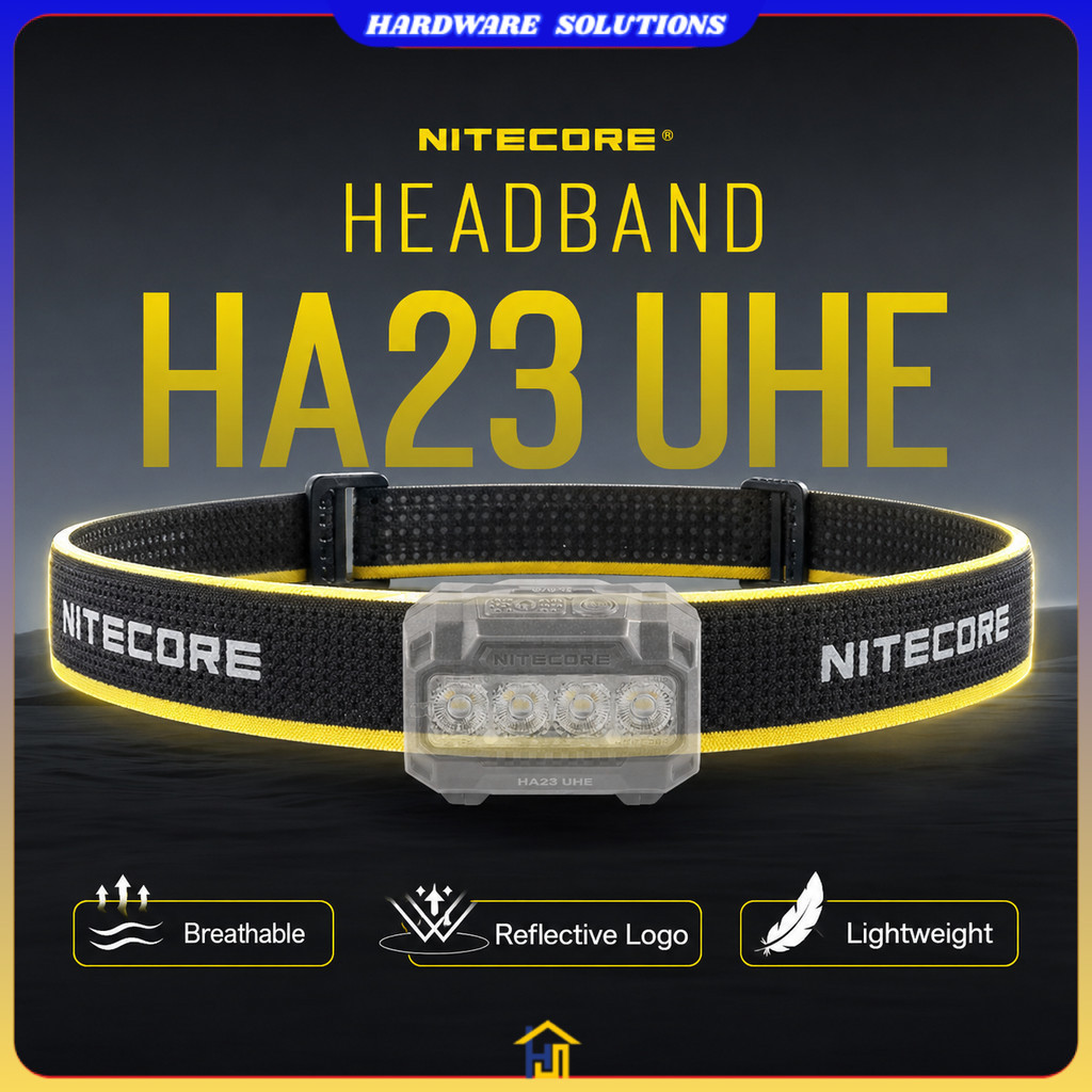 NITECORE HA23 UHE ที่คาดผมสะท้อนแสงระบายอากาศน้ําหนักเบา