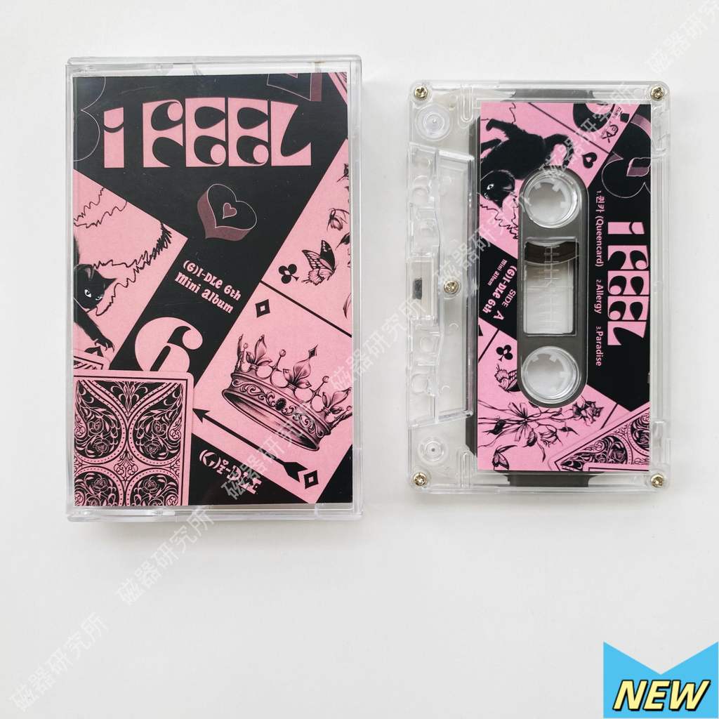 (G)I-DLE I Feel 6th Mini Album Cassette Tape Brand New Sealed Original XTP