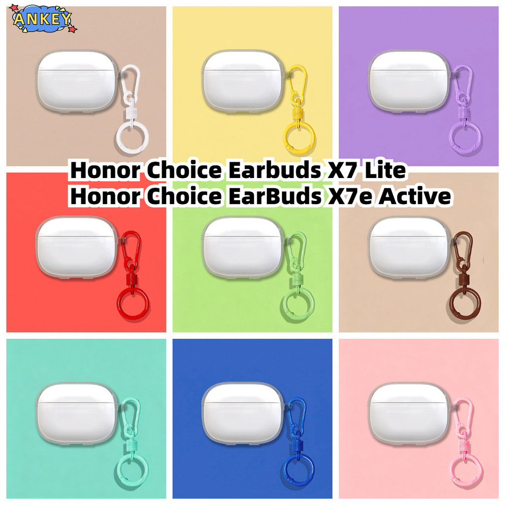Compatible with Honor Choice EarBuds X7e Active Bluetooth Headphones Clear TPU Protective Case Honor