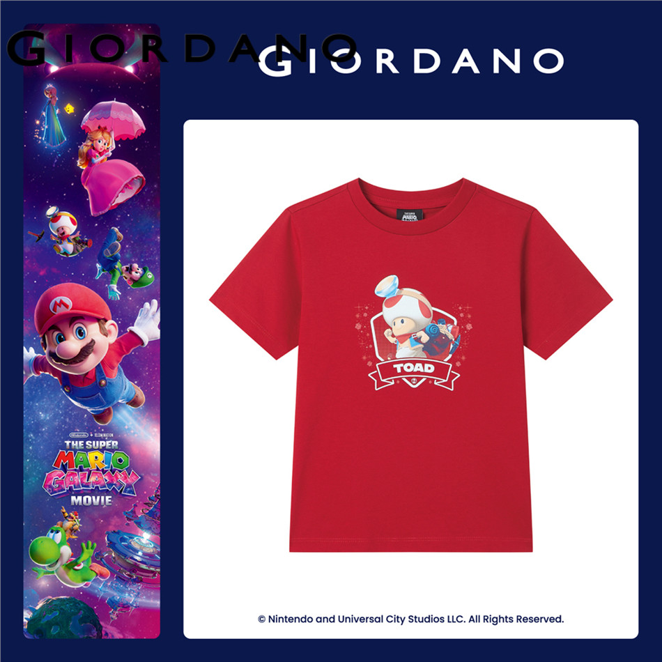GIORDANO تيشيرت أطفال Super Mario — صورة 5
