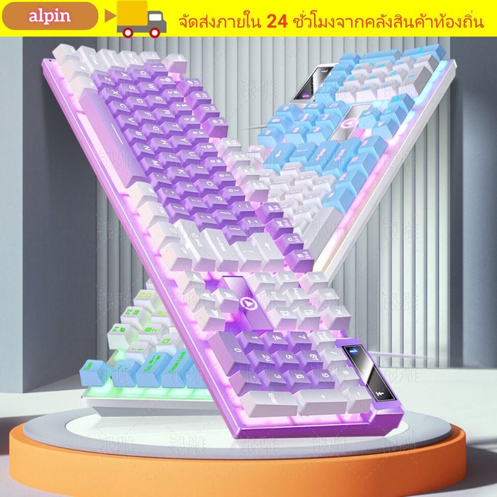 คีย์บอร์ดเกมมิ่ง ALPIN, คีย์บอร์ดแบบมีสาย 104 คีย์, อินเทอร์เฟซ USB Sensation ของเครื่องกล K500 คีย์