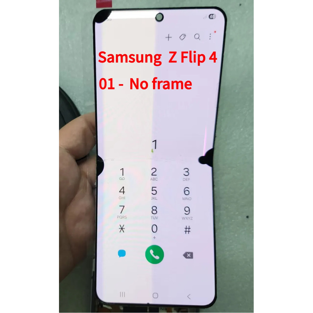 สําหรับ Samsung Z Flip 4 F721 LCD F721 จอแสดงผล Touch SM-F721B F721N จอแสดงผล Touch Screen Digitizer