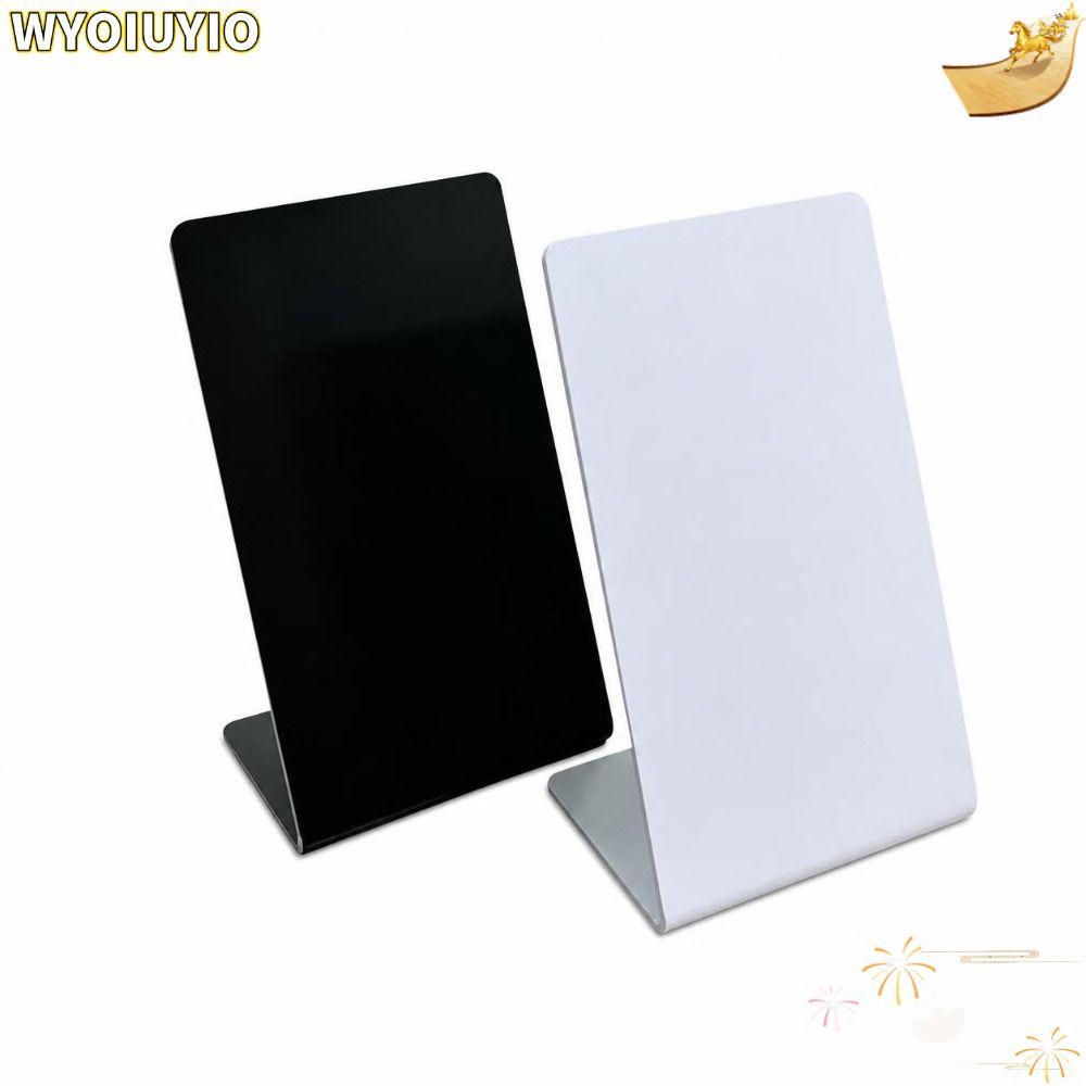 WYOIUYIO NFC Review Display Card,อะคริลิคReusable NFC Counter Sign,แบตเตอรี่ฟรีโปรแกรมแตะเปิดReview 