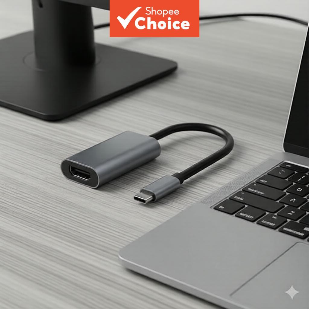 อะแดปเตอร์ USB-C เป็น HDMI 4K 60Hz HD อะแดปเตอร์แปลง USB 3.1 Type-C เป็น HDTV สําหรับ MacBook Pro แล
