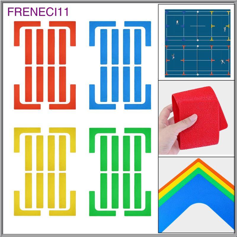 [freneci11] Pickleball Court Line Marker Set Line Marking Set มัลติฟังก์ชั่นผู้ใหญ่การฝึกอบรม Pickle