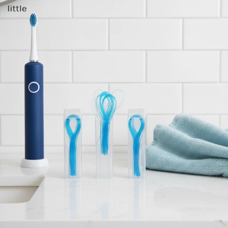 Vnlittle Floss Threader 50 ชิ้นคู่มือลวด Professional Oral Hygiene เครื่องมือสําหรับ Home Travel ทํา