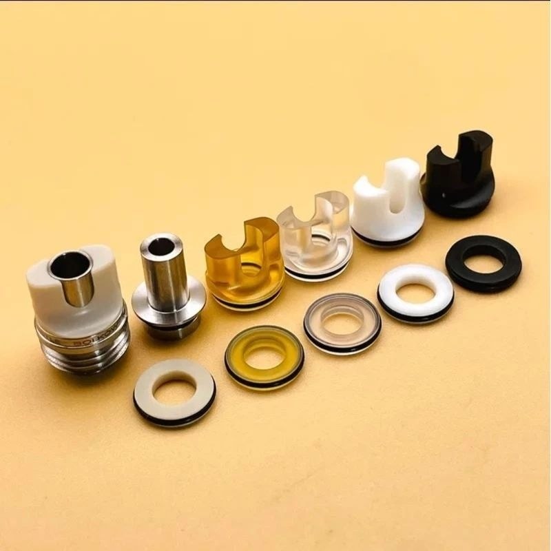 Crown v2 Quick Release Dripper pc pie peek pump วัสดุสแตนเลสสําหรับ BB Film Set Box#皇冠v2快拆滴嘴 Pc pie 