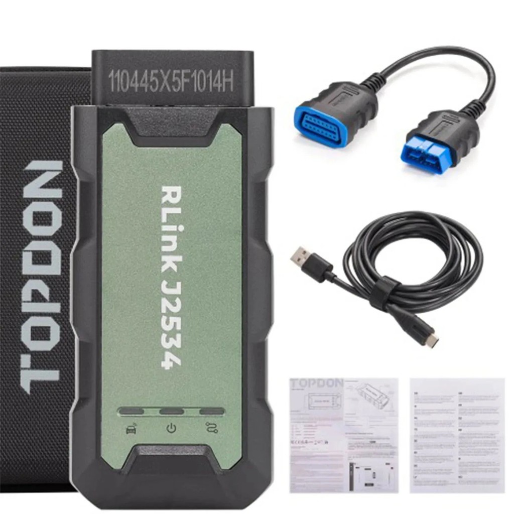 9QY 2026 TOPDON RLink J2534 Pass-Thru Programmer OEM Reprogramming และเครื่องมือวินิจฉัย Enhanced J2