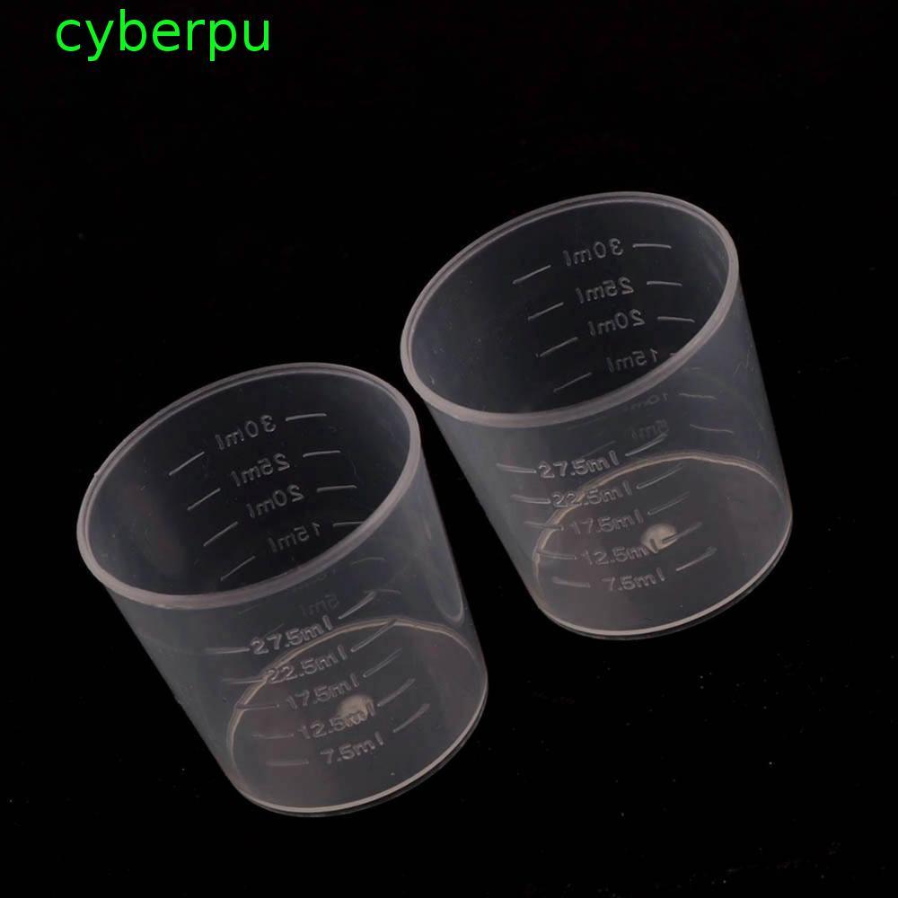 CYBERPULSE Scale Cups Paint Plastic Transparent Container