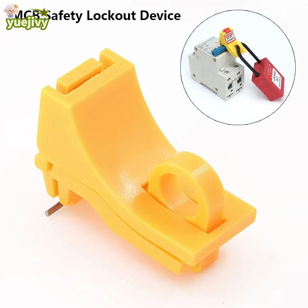 YUEJIPH 1 ชิ้น Circuit Breaker Lockout อุปกรณ์, Outward Pin Compact Mechanical Design MCB Safety Loc
