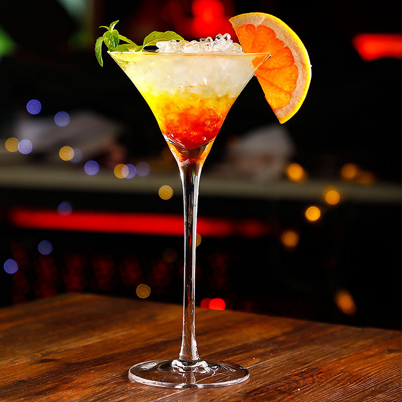 Ins Trumpet Cocktail Glass Goblet แห้ง Martini Glass Manhattan Glass ญี่ปุ่นคริสตัล Martini Glass