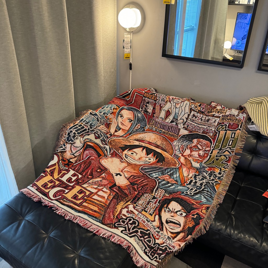 Weekly Boy Eiichiro Oda One Piece Volleyball Boy Tapestry ผ้าห่มโซฟาผ้าห่ม