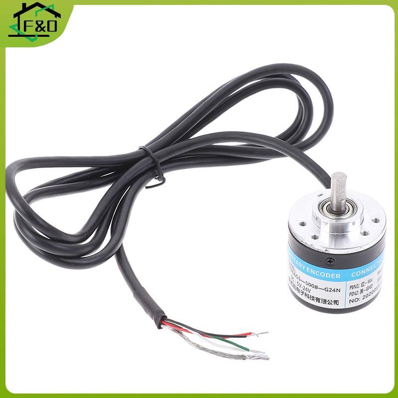 F&O 100/200/360/400/500/600P/R โฟโตอิเล็กทริค Incremental Rotary Encoder 5V-24V.