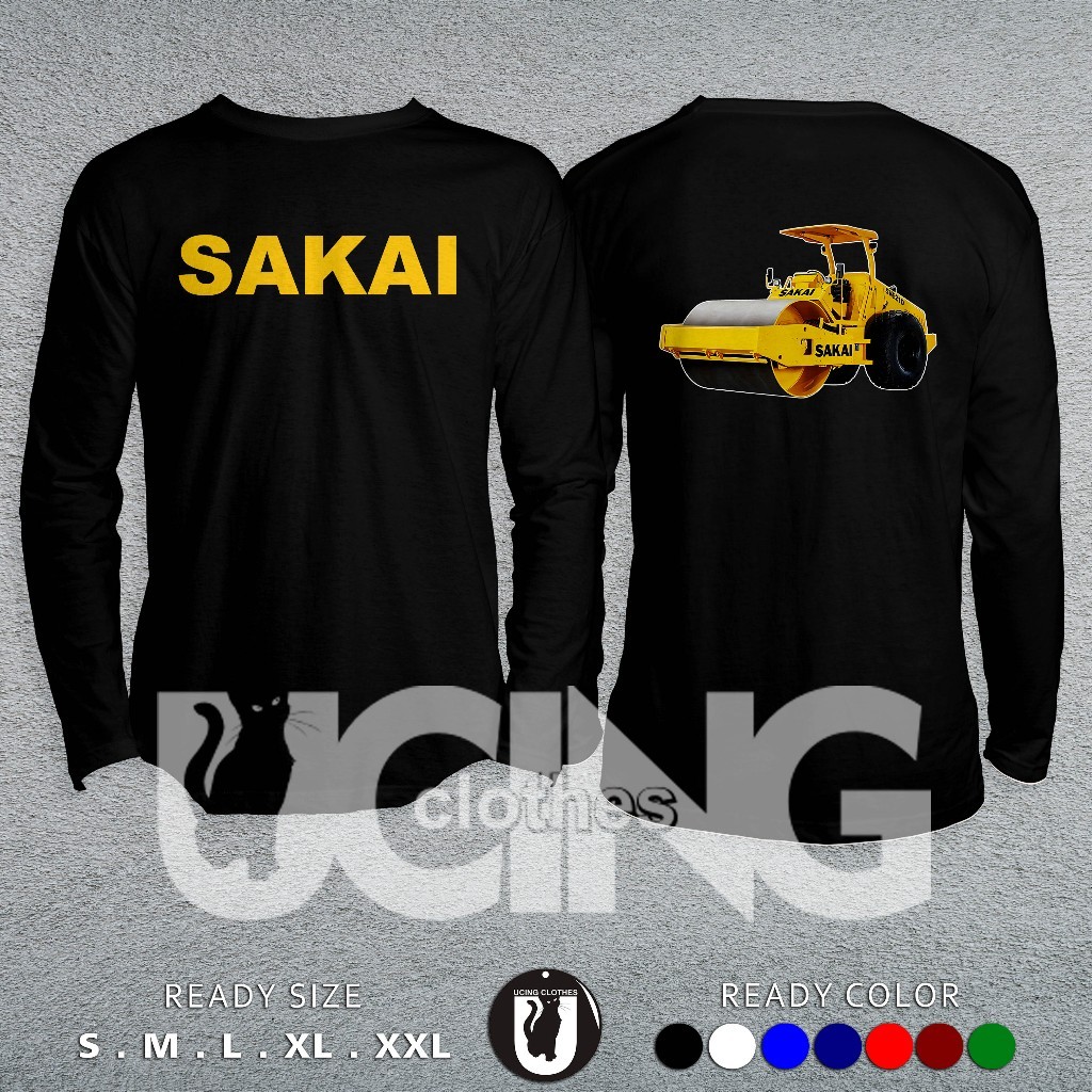 ✨เสื้อยืดแขนยาว Bomag Sakai SV621D Heavy Equipment เสื้อยืดแขนยาว Distro