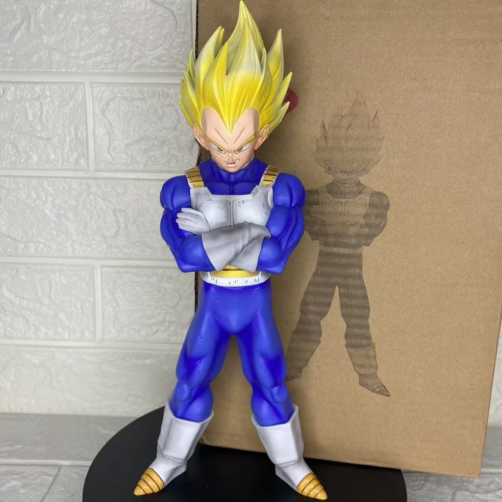 Dragon Ball Super Saiyan Mountain River Vegeta ยืนอะนิเมะรูปปั้นตกแต่ง 8.28