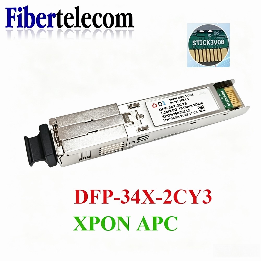 PON STICK EPON GPON XPON SFP ONU Stick MAC PPPoE IPoE HGU SC Connector DDM pon โมดูล 1490/1330nm 1.2