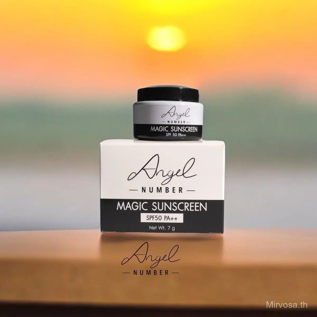 ครีมกันแดดผิวเรียบเนียน ANGEL NUMBER เมจิค ซันสกรีน SPF 50 PA++ ขนาด 7กรัม(แองเจิ้ลนัมเบอร์) ใบหน้า 