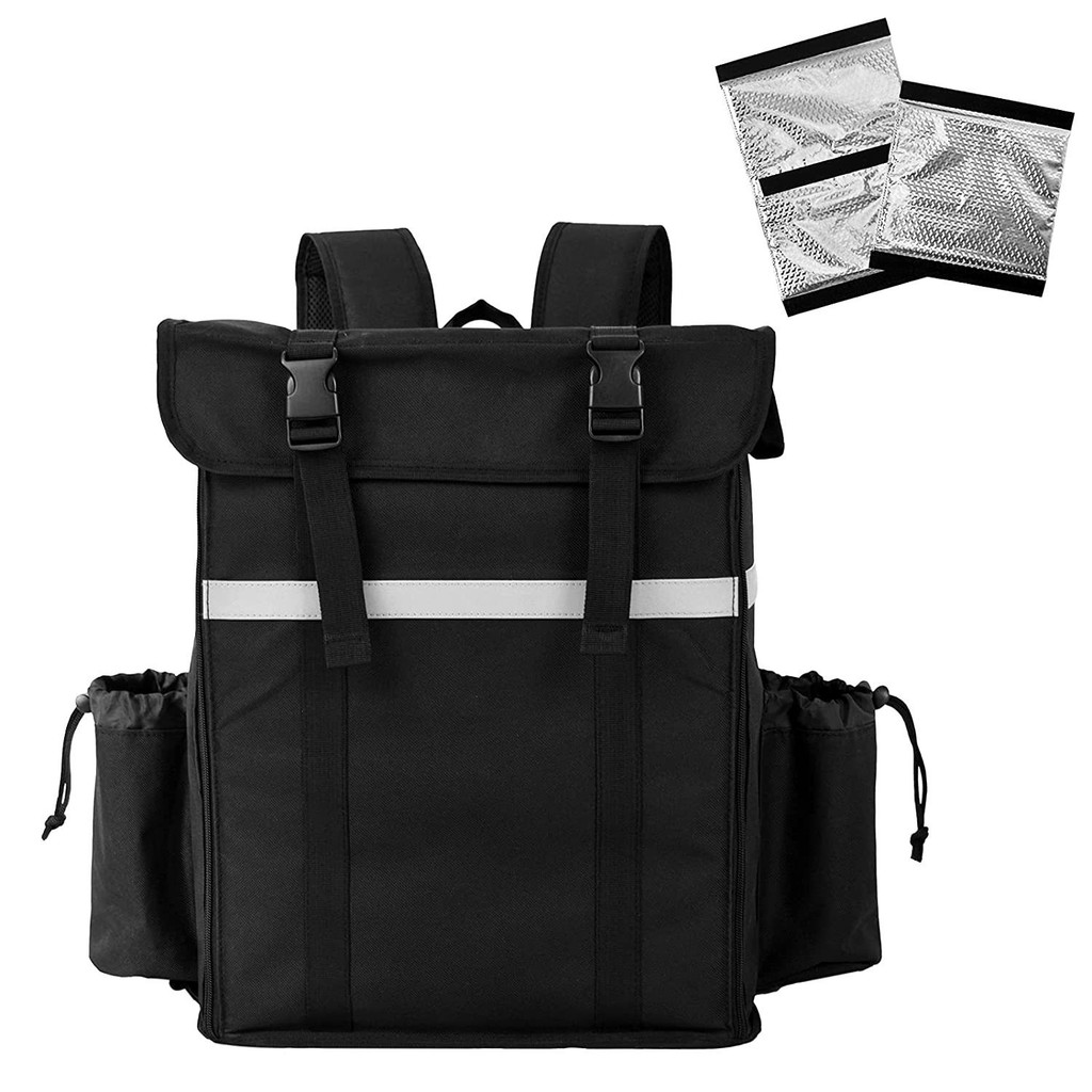 BSCI Insulation Takeaway Bag อลูมิเนียมฟอยล์ Cooling Ice Bag Food Delivery Fresh-Keeping Ice Bag Bac
