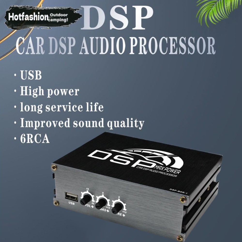 4x50W รถ DSP เครื่องขยายเสียงสนับสนุน APP ควบคุมสําหรับรถยนต์