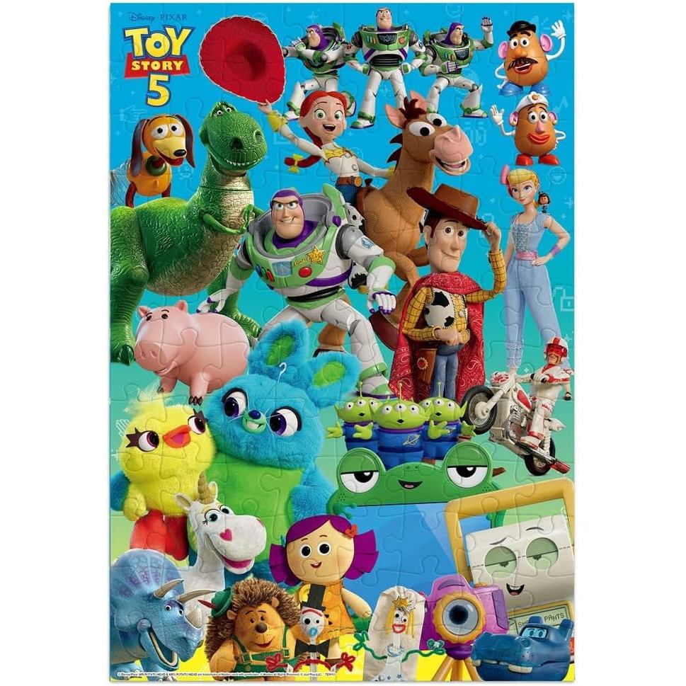 Tenyo (Made in Japan) Children's Jigsaw Puzzle - Toy Story 5 - 96 Pieces (26 x 38 cm) DK-96-383 - Pu