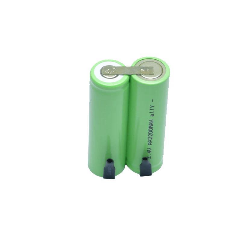 【QJ】แบตเตอรี่ที่โกนหนวด2.4V 2200mAh สำหรับ HQ6879 Phillips HQ6890 HQ6889 HQ6894 HQ8830 HQ8850 HQ8870