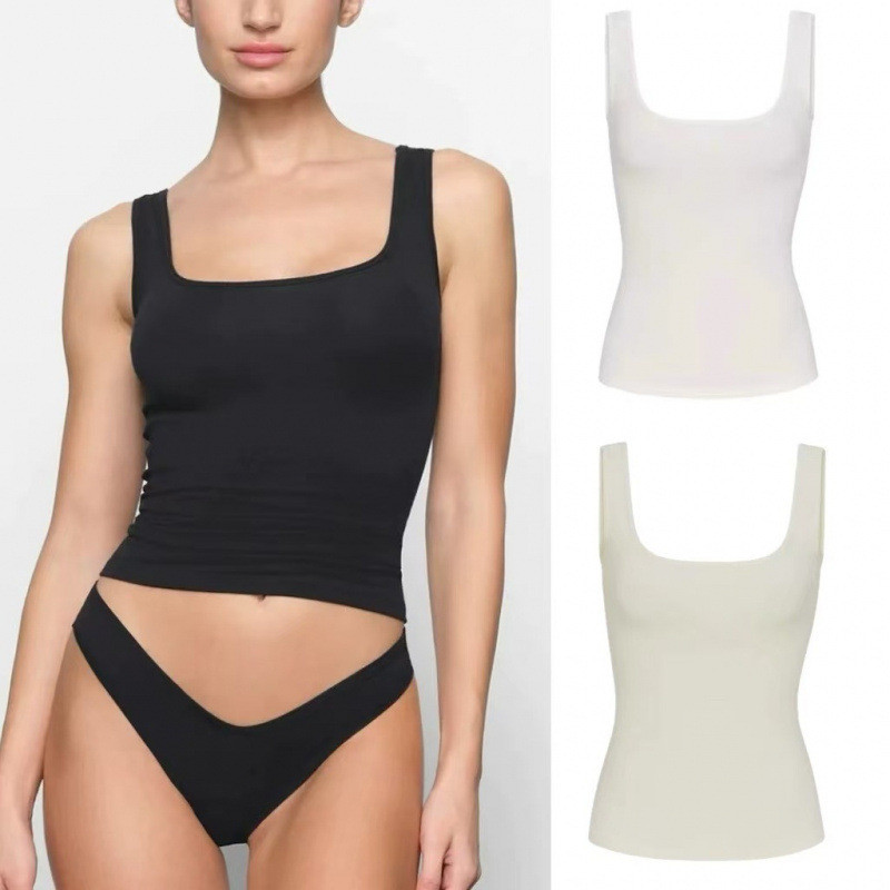 skims Kim Kardashian's stretchy tight-fitting inner layer is made of pure cotton U Women's Slim-Fit 