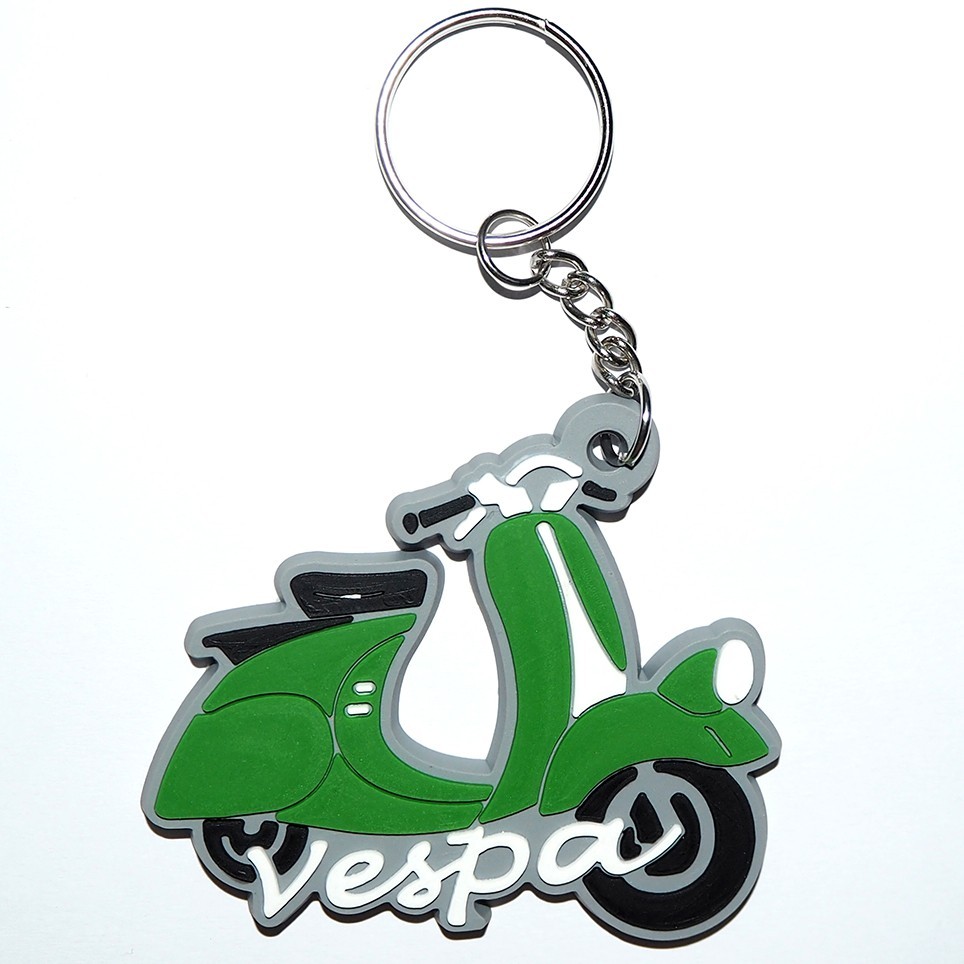 พวงกุญแจยาง Vespa mortor bike Vespa