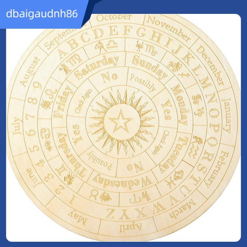 READY STOCK Wooden Dowsing Board Spirit Board Divination Metaphysical Message Board
