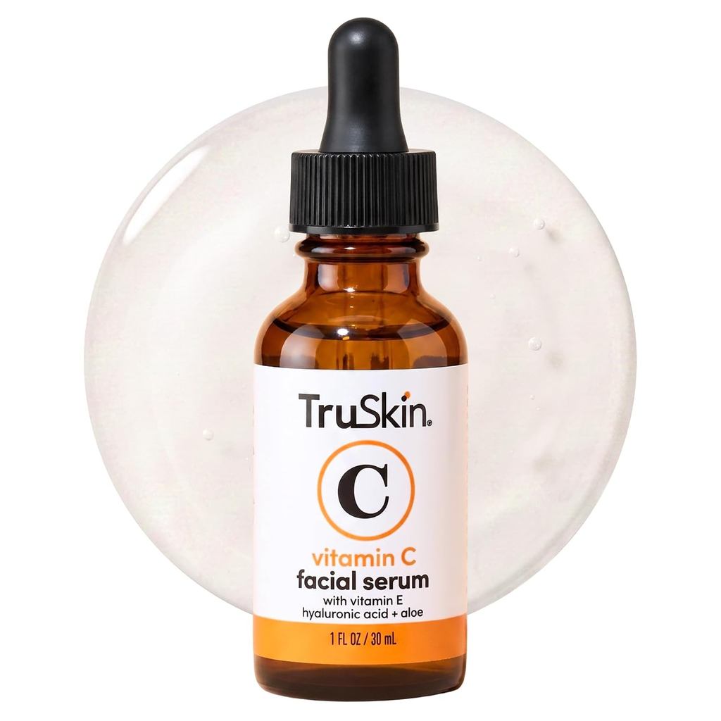 Tru Brightening Vitamin C Serum สําหรับผิวหน้าด้วยกรดไฮยาลูโรนิก 1 ออนซ์ 9X64