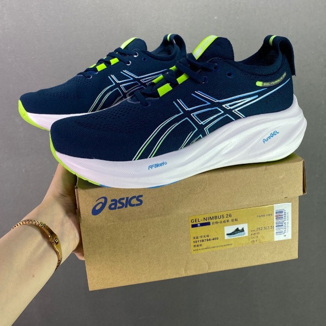 รองเท้าวิ่ง ASICS Gel-Nimbus 26 เหมาะสําหรับผู้ชายและผู้หญิง