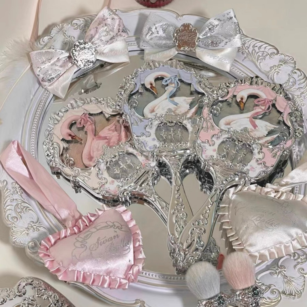 flower knows กล่อง flower knows blush Flower Knows Peripheral Handheld Mirror Collection Midsummer N