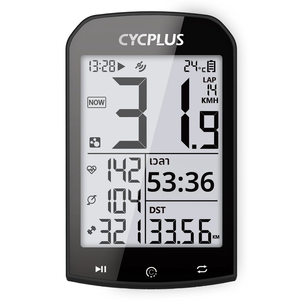 25% CYCPLUS M1 GPS จักรยานคอมพิวเตอร์ Speedometer บลูทูธ 5.0 ANT + Ciclismo ความเร็วสําหรับ Garmin Z