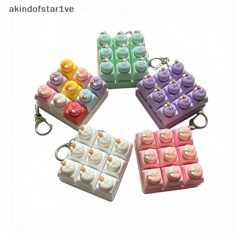 [ใหม่] เงียบ 9-Key Keyboard Fidget Toy Antistress Dpression Sensory Toy สําหรับผู้ใหญ่ทํางานบรรเทาคว