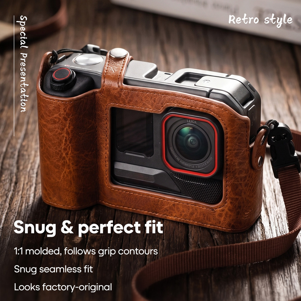 STARTRC PHOTO Ace Pro 2 หนัง PU สําหรับ Insta360 Ace Pro 2 Xplorer Grip Pro อุปกรณ์เสริม
