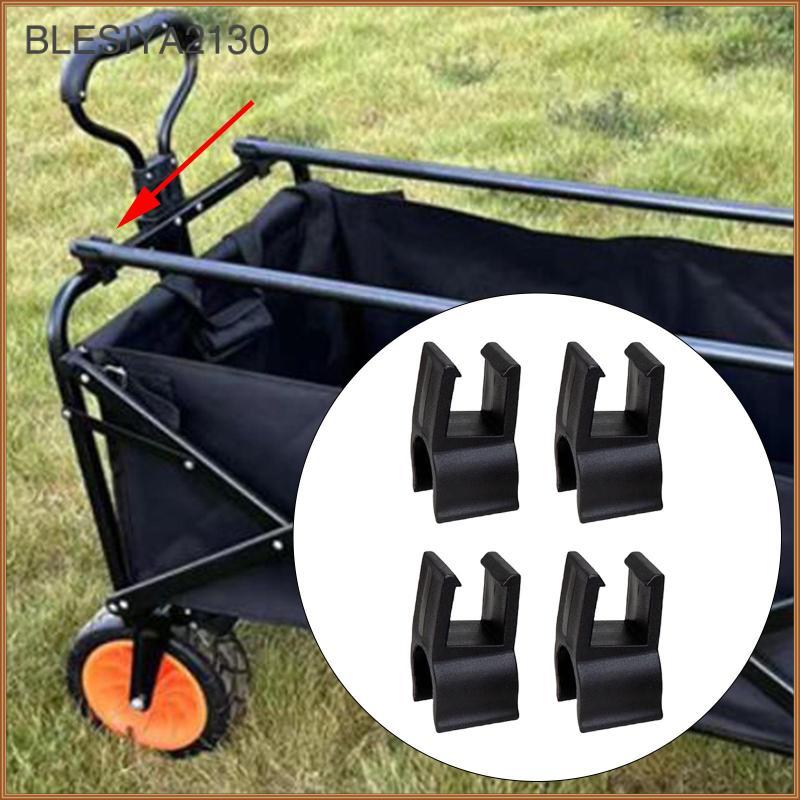 [blesiya2130] 4x Camping Cart Buckle Push Pull Cart Add Ons Universal Lightweight Golf Trolley Card 