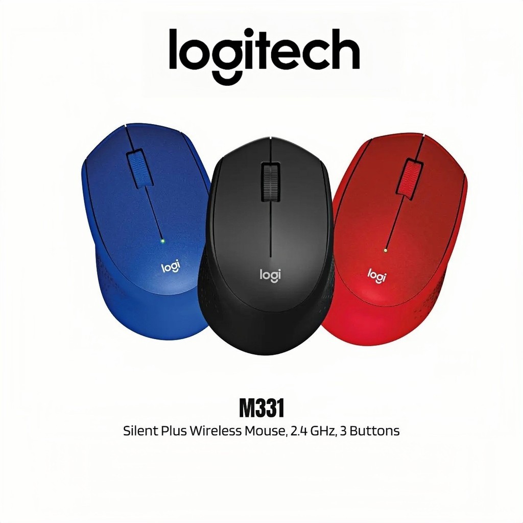เมาส์ไร้สาย Logitech M331 Silent Plus