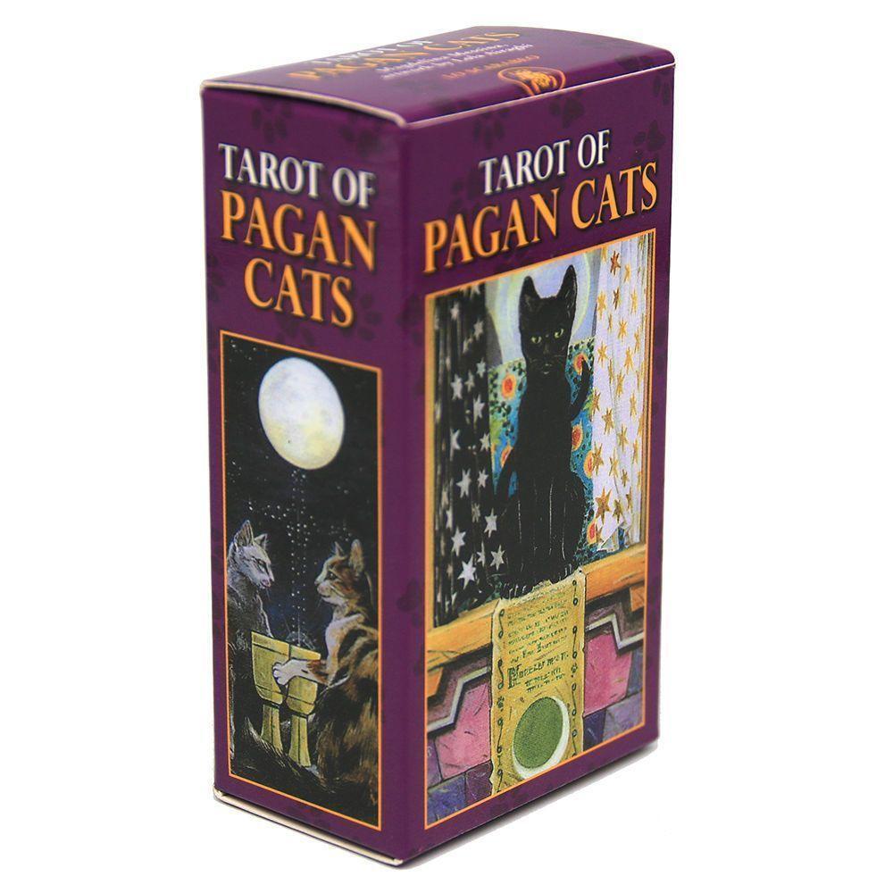 Mini Tarot Pagan Cats Pagan Cats Tarot Board การ์ดเกมผลิตภัณฑ์คุณภาพสูง