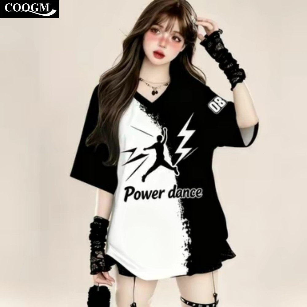2026 Love Zumba เสื้อยืดคอวี Zumba Dance Top Full Sublimation Zumba Sweatshirt Breathable Quick-Dryi