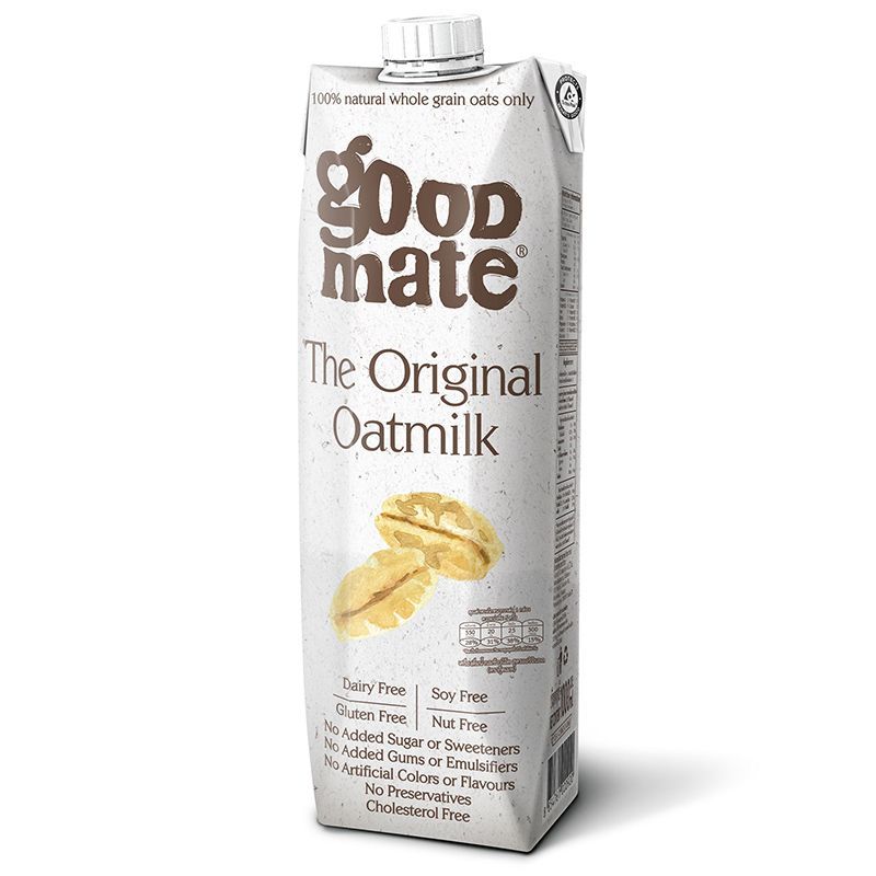 กู๊ดเมทน้ำนมข้าวโอ๊ตสูตรออริจินอล 1000มล. Goodmate The Original Oat Milk 1000ml.