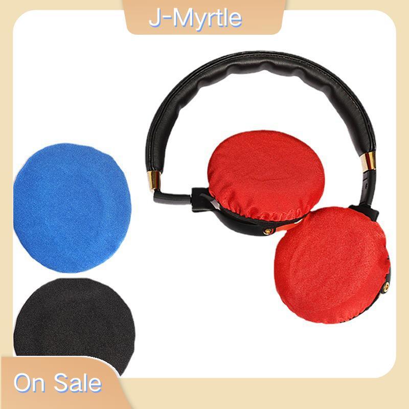 J-Myrtle 2 ชิ้น Universal ยืดหูฟังเปลี่ยนล้างทําความสะอาดได้ Ear Cup ชุดหูฟัง Ear Pad สําหรับ 6-11 ซ