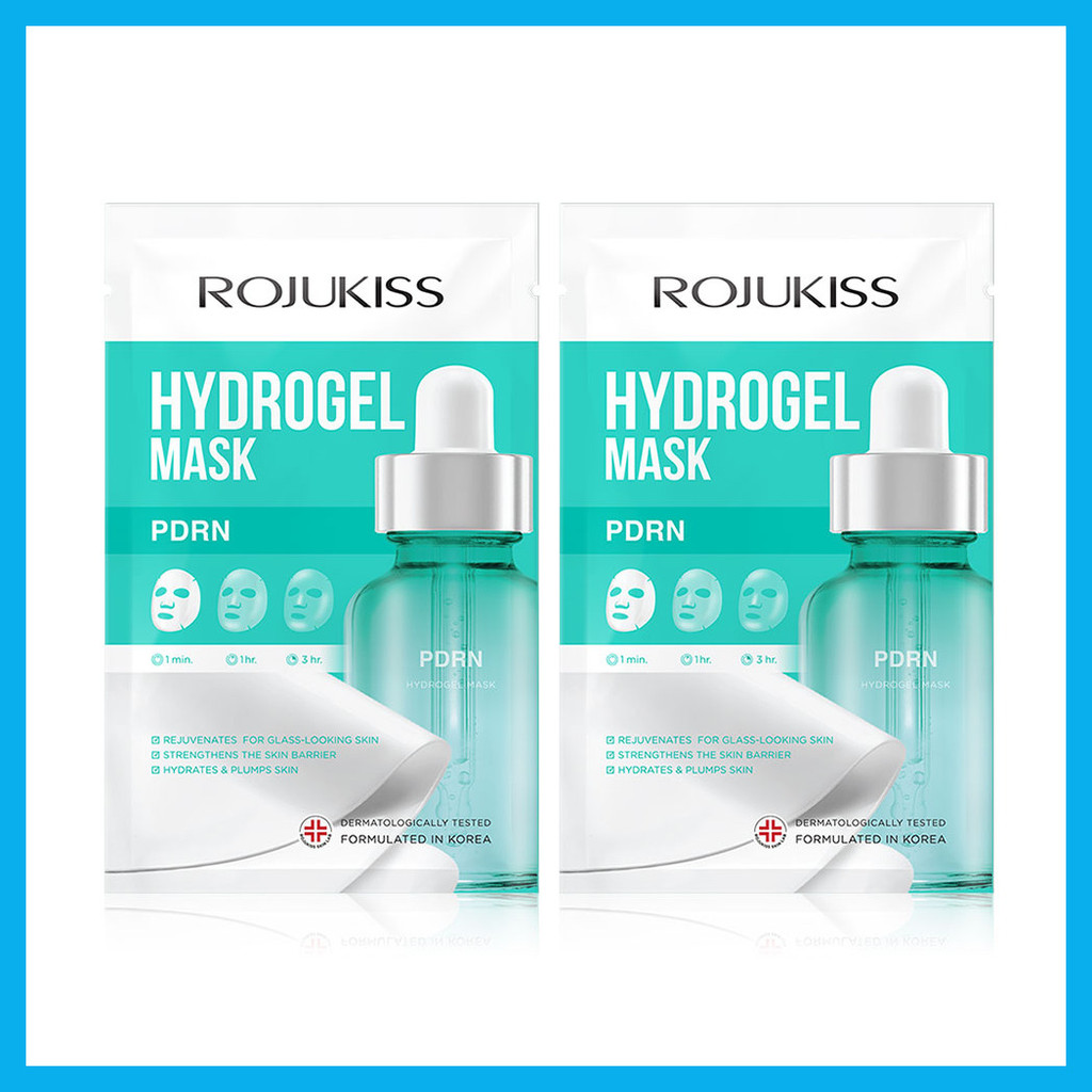 Rojukiss PDRN Hydrogel Mask [33g x 2pcs] โรจูคิส แผ่นมาสก์หน้านวัตกรรม Hydrogel Mask. — صورة 4