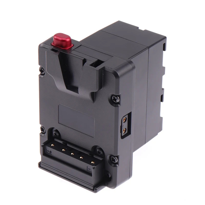 FOTGA Mini Nano V-Lock Mount Plate Adapter to NP-F970 แหล่งจ่ายไฟสําหรับ Monitor Transmission Z CAM 